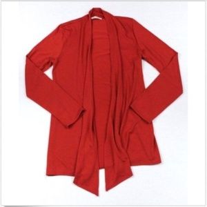 41 Hawthorn Orange Long Sleeve Cardigan Sweater